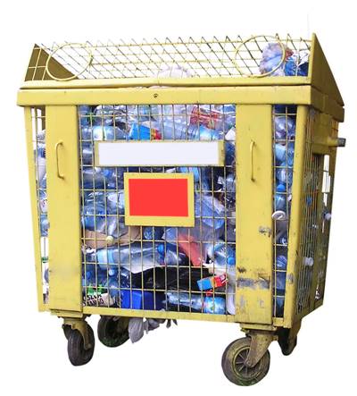 Plastic Recycling Trash Basket